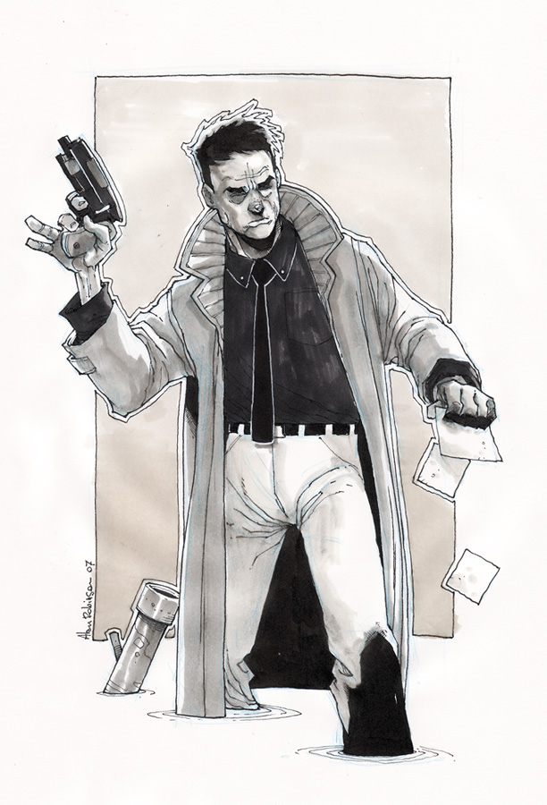 612x900 Blade Runner Sketch By Alanrobinson - Blade Sketch