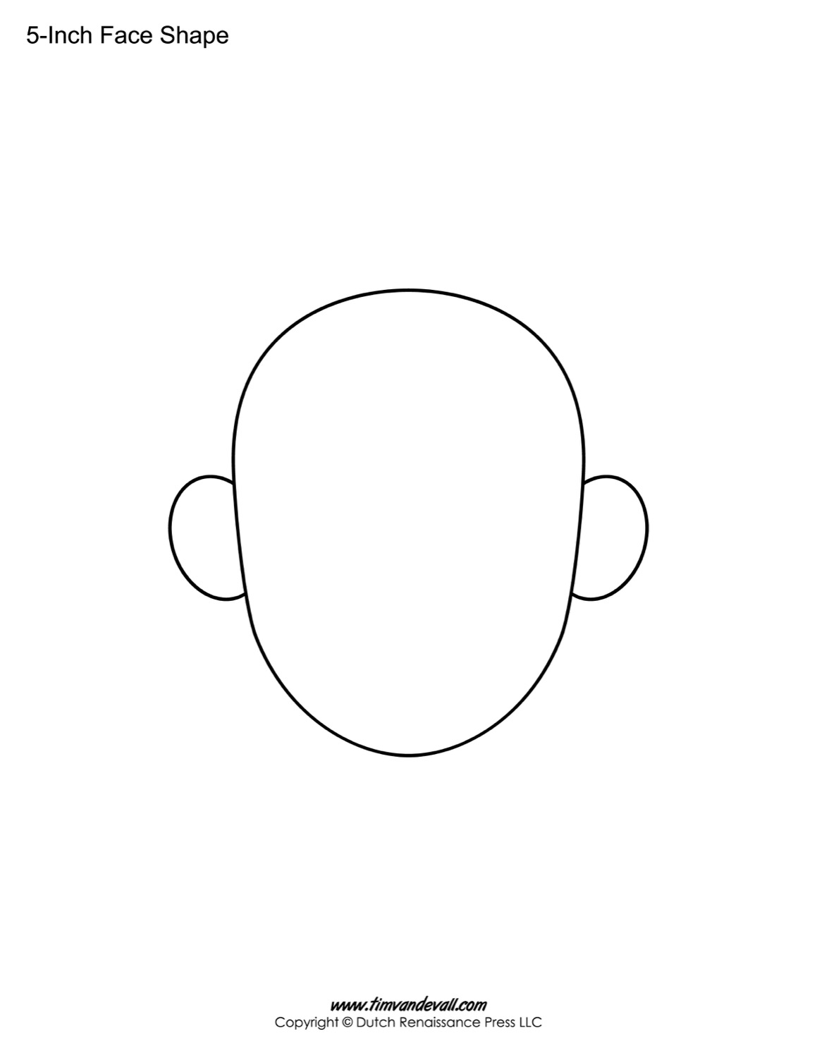 1159x1500 Face Templates - Blank Face Sketch