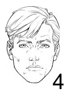 260x364 10 Blank Face Chart Templates (Male Face Charts - Blank Face Sketch