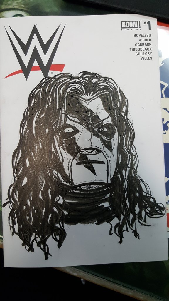 576x1024 Wwe Blank Cover Commission Sketch Sold Out View - Blank Sketch