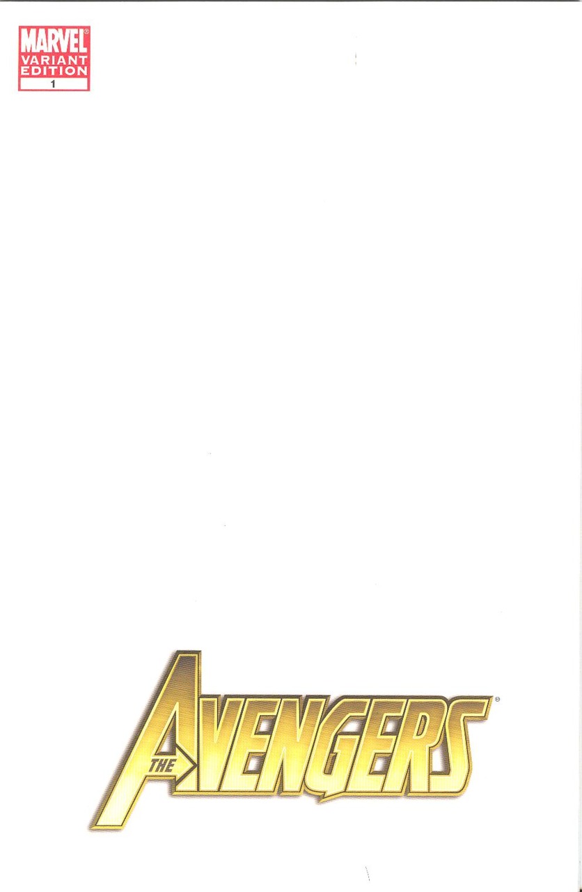 836x1280 Avengers - Blank Sketch Covers