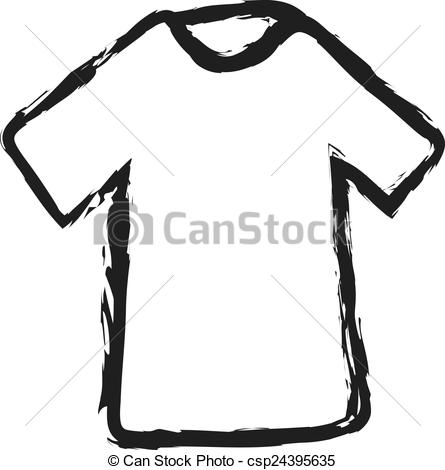 445x470 Cartoon Blank T Shirt. - Blank T Shirt Sketch