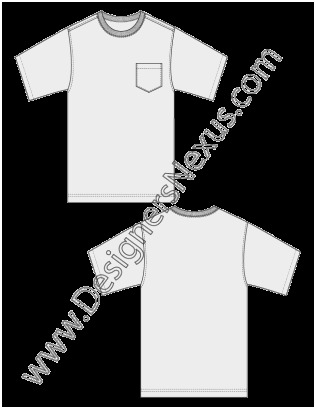 316x409 Shirt With Pocket Template Best The Best Blank T Shirt Templates - Blank T Shirt Sketch