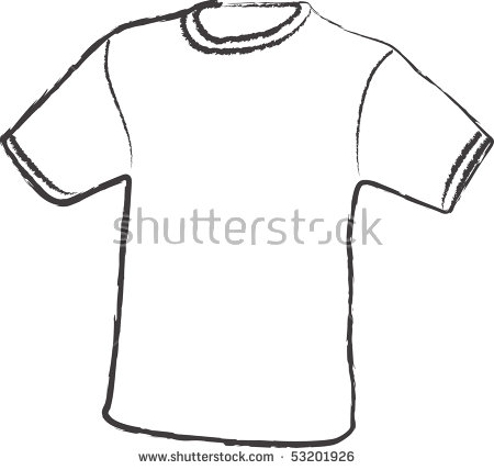 Blank T Shirt Sketch at PaintingValley.com | Explore collection of ...