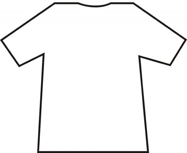 600x489 Blank T Shirt Template T Shirt Templates School - Blank T Shirt Sketch