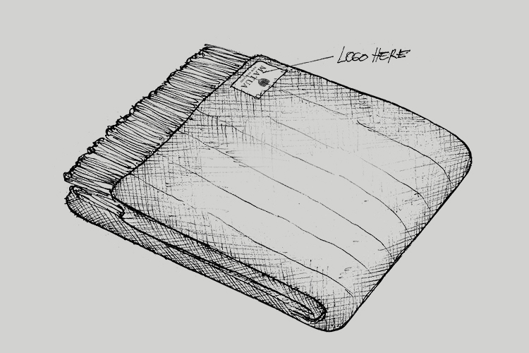 750x500 Matua Teal Throw Blanket Merchampeffect - Blanket Sketch