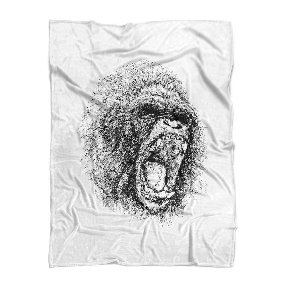 1002x1002 Gorilla Squad Sketch K Fleece Blanket 500 Level - Blanket Sketch