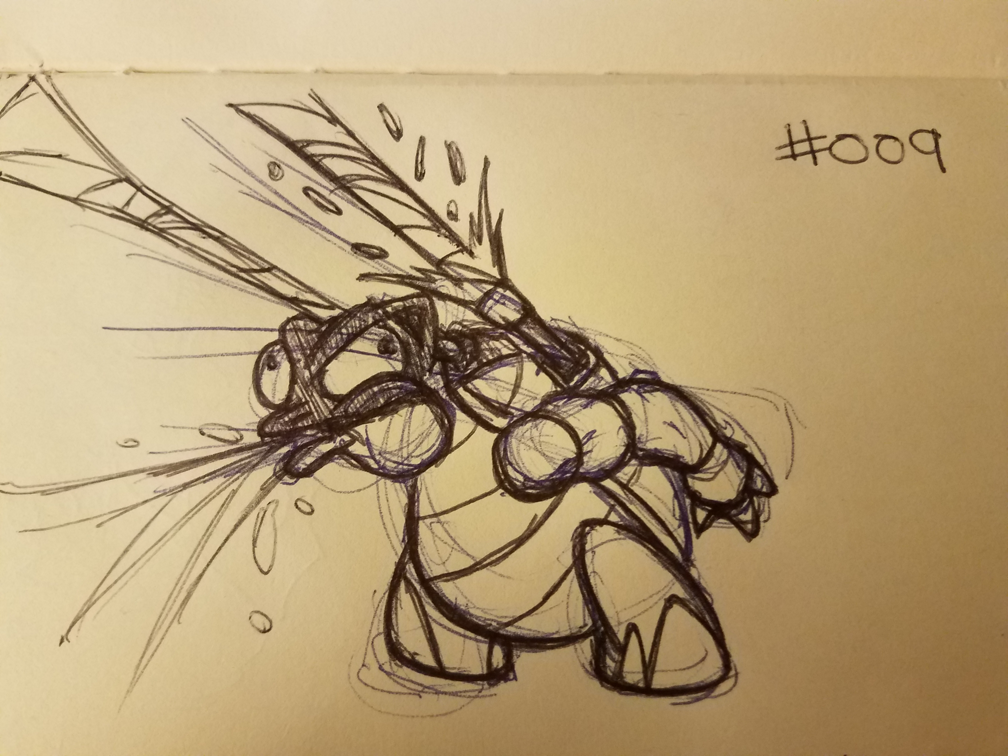 1008x756 Daily Sketch - Blastoise Sketch