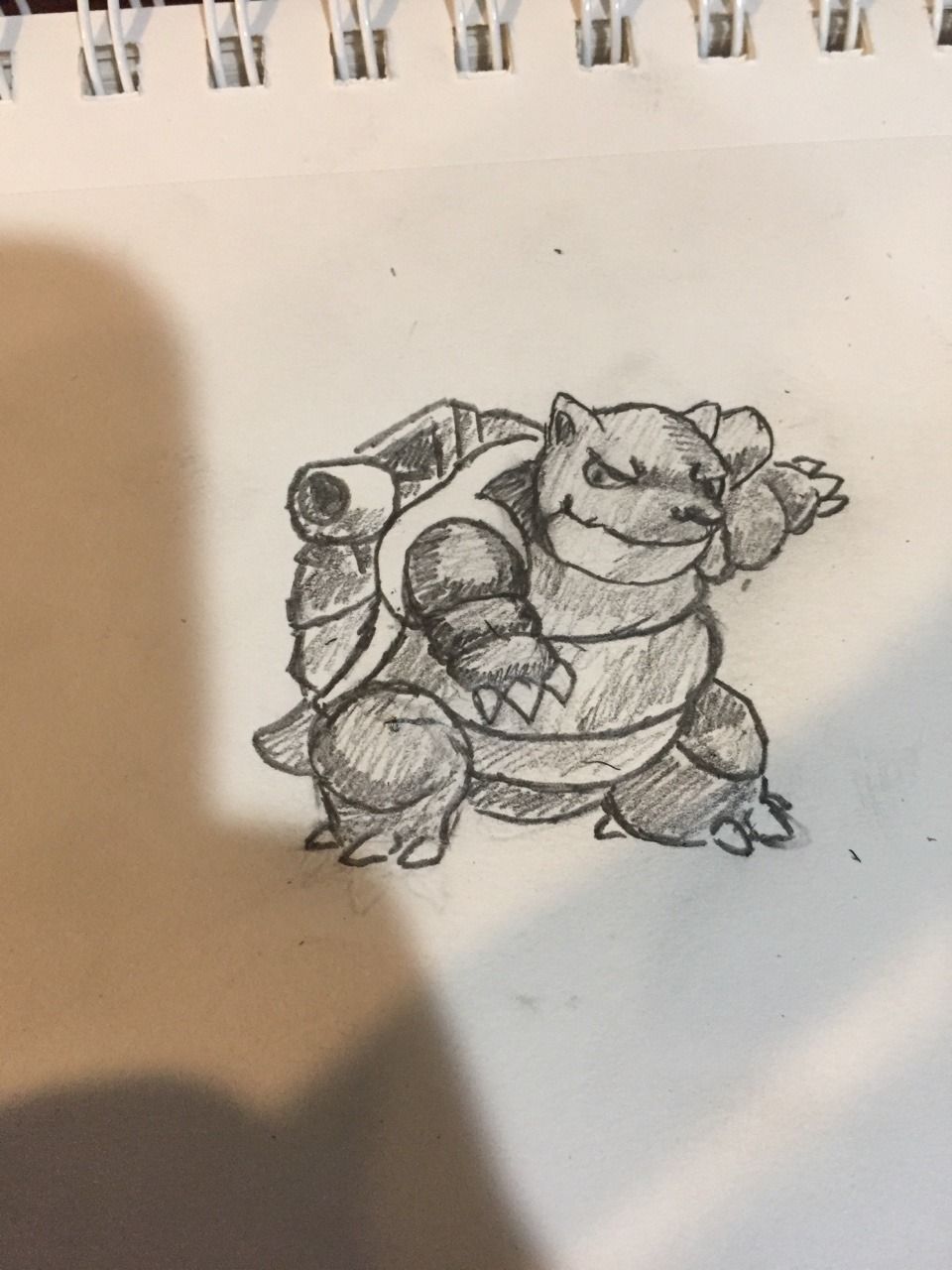 960x1280 Day 3] Picked Up A Different Pencil And Sketched Alakazam And - Blastoise Sketch