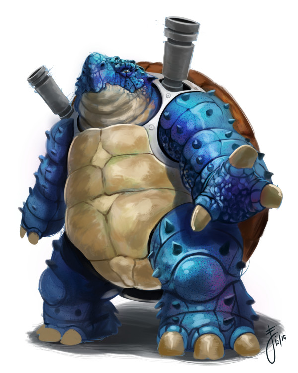 Blastoise Sketch at PaintingValley.com | Explore collection of ...