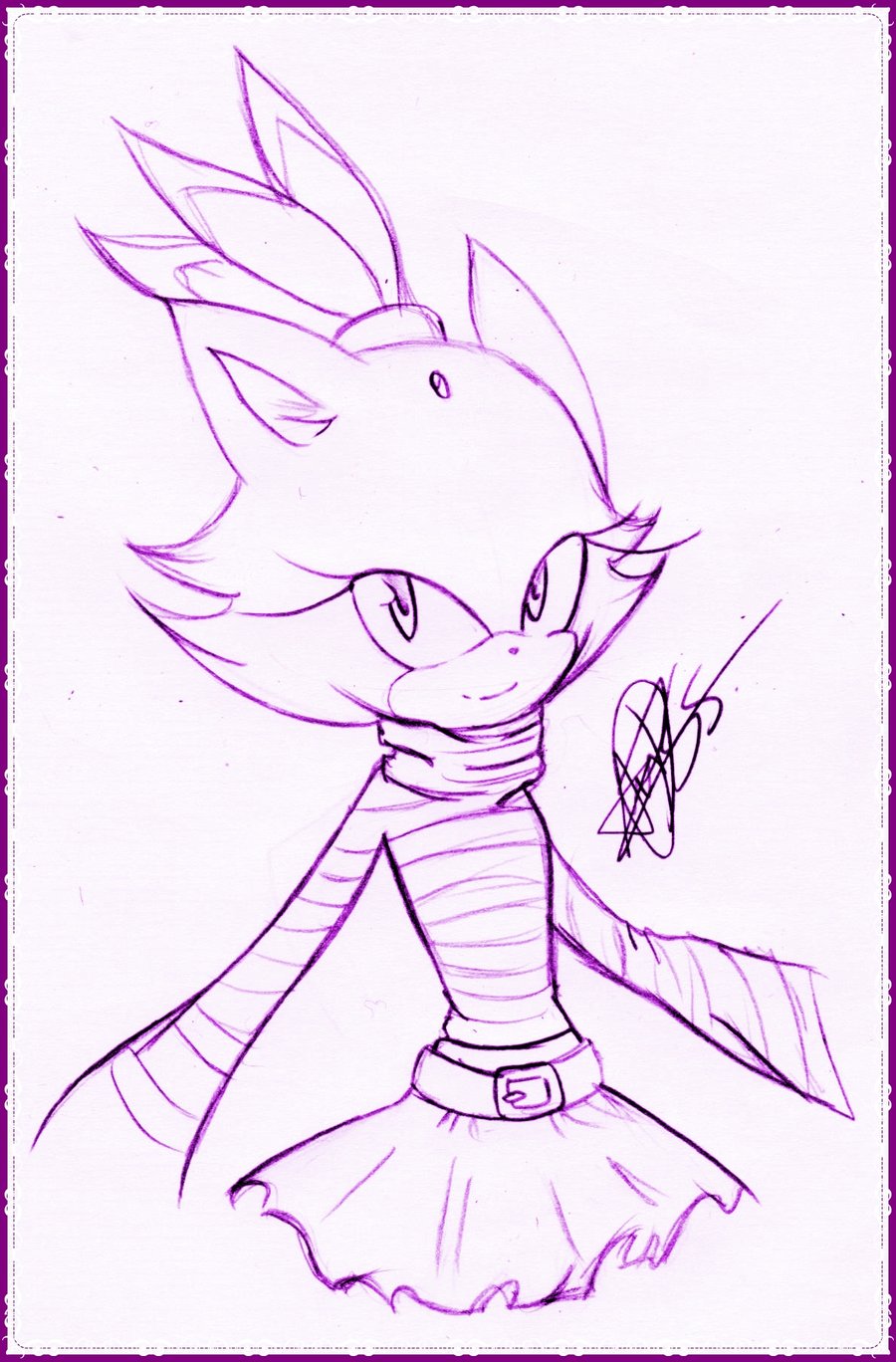 900x1368 Blaze Sketch. By Alexa015 - Blaze Sketch