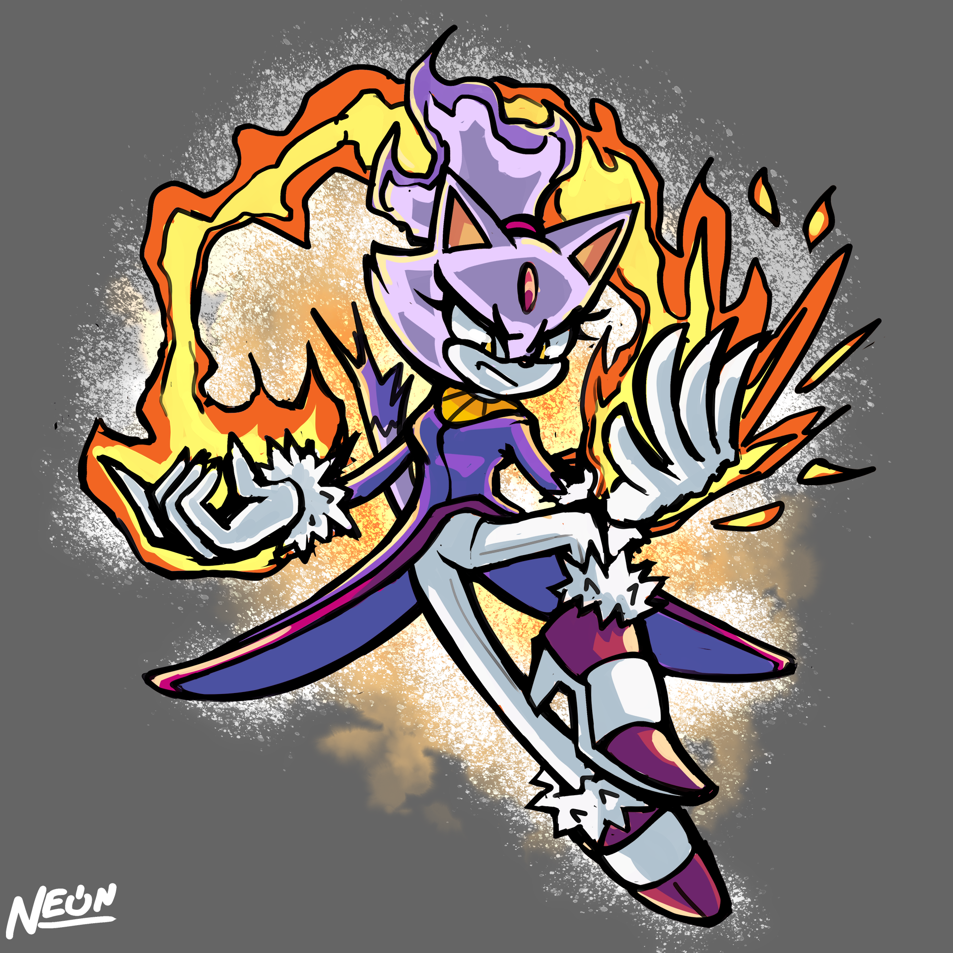 1920x1921 Blaze Sketch By Ne O N On Newgrounds - Blaze Sketch