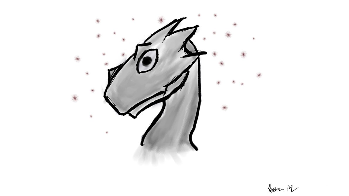 1191x670 Dragon Sketch By Blazer2sam - Blazer Sketch