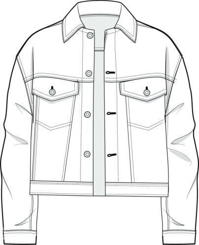 404x497 Hunting Blazer Flat Sewing In 2018 - Blazer Sketch