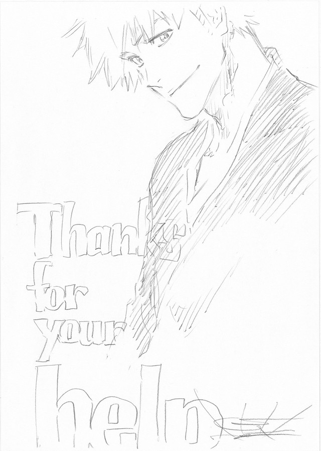 640x898 Crunchyroll - Bleach Sketch