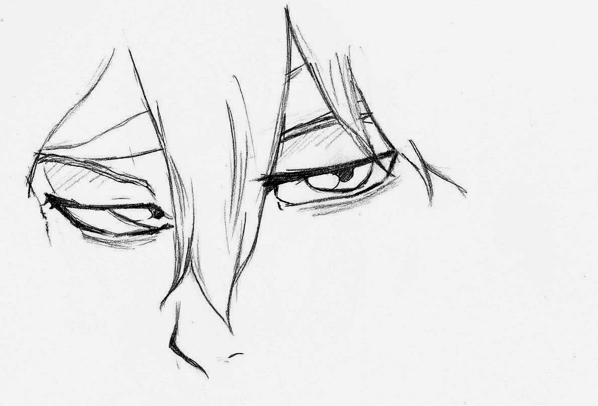 1187x806 From Pencil To Paper A Quick Sketch - Bleach Sketch