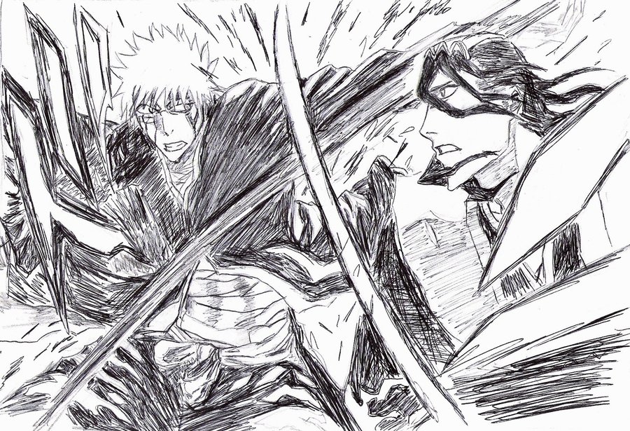 900x615 Bleach Sketch By Conspiciopotenstilus - Bleach Sketch