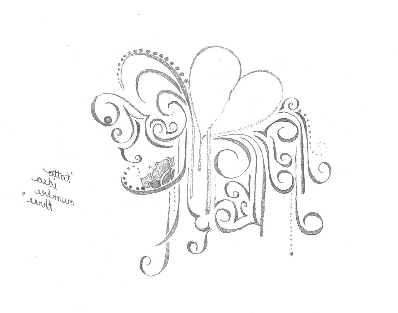 1360x1072 Heart And Flower Tattoos Bleeding Heart Flower Sketch Tattoo - Bleeding Heart Sketch