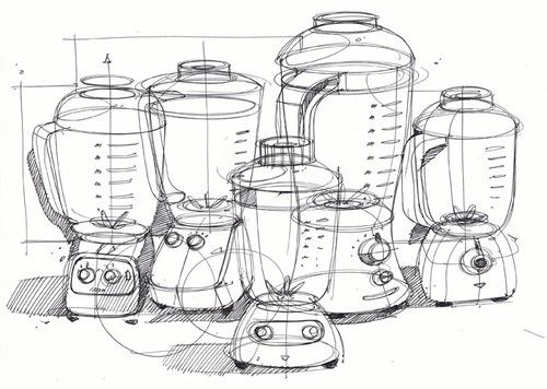 500x356 Blender Idea Sketches Sketching Sketches, Sketch A - Blender Sketch