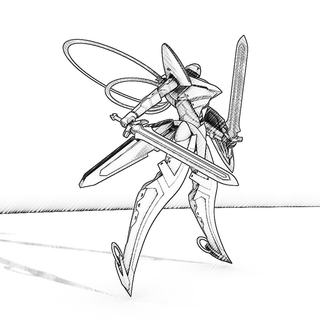 660x660 Sketch Render Test - Blender Sketch