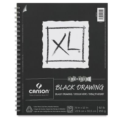 400x400 Dick Blick Black Drawing Paper Canson Xl 40 Sheets Christmas - Blick Sketch Pad
