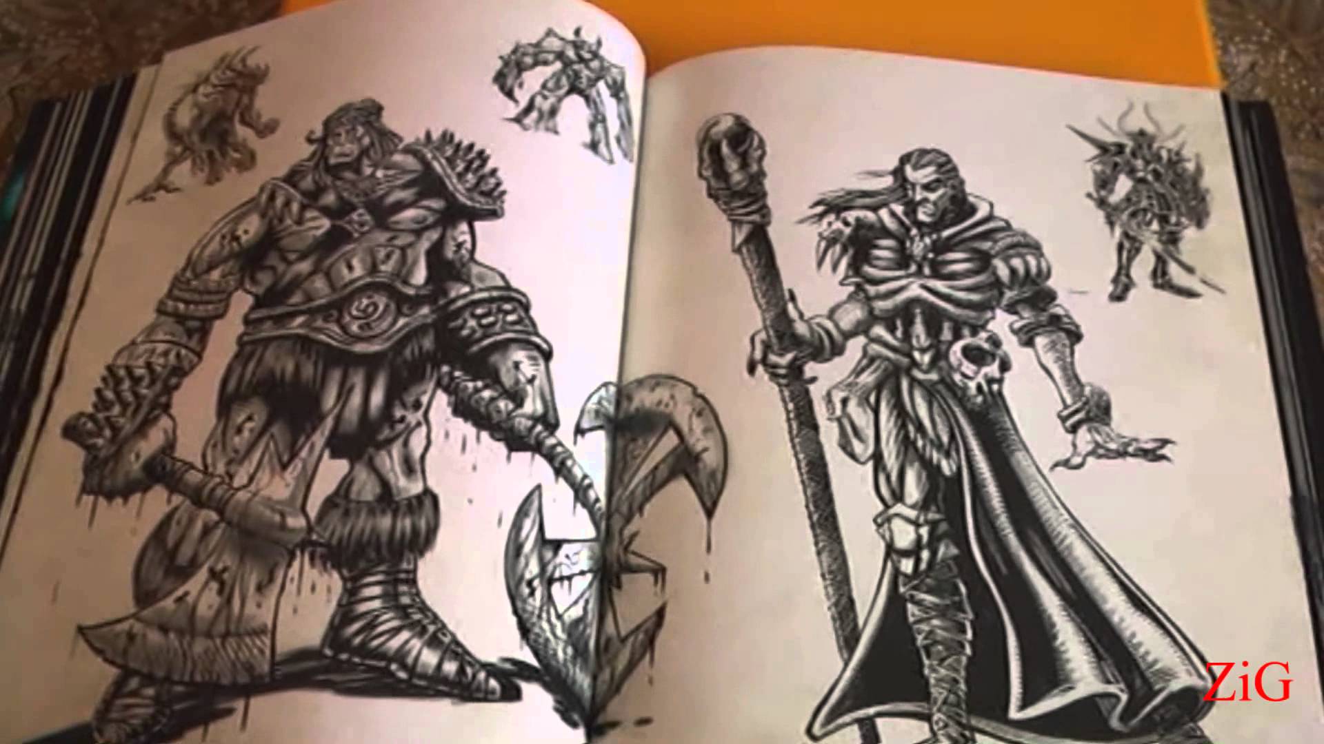 1920x1080 The Art Of Blizzard Entertainment - Blizzard Sketch