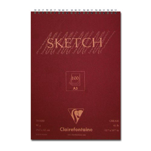 500x500 Clairefontaine Sketch Block Ivoire A3clairefontaine Sketch Block - Block Sketch