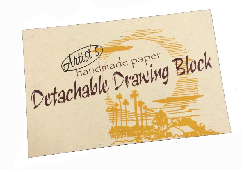 832x585 Creates Amp Designs Recycled Handmade Paper Detachable Drawing Block - Block Sketch