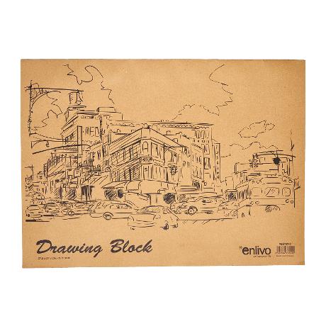 460x460 Enlivo 80bls Drawing Block Stationery 0.32kg - Block Sketch