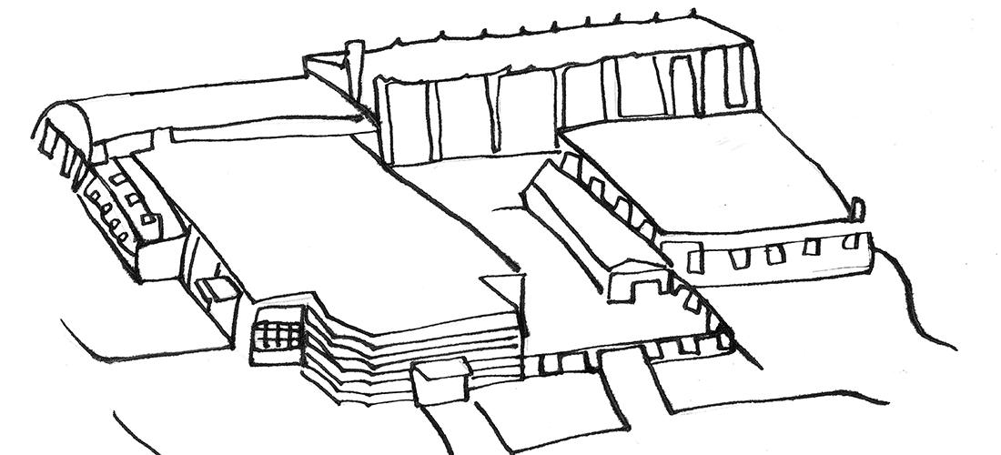 1100x500 South Front Apartments Amp The Block Shirt Factory History Tribute - Block Sketch