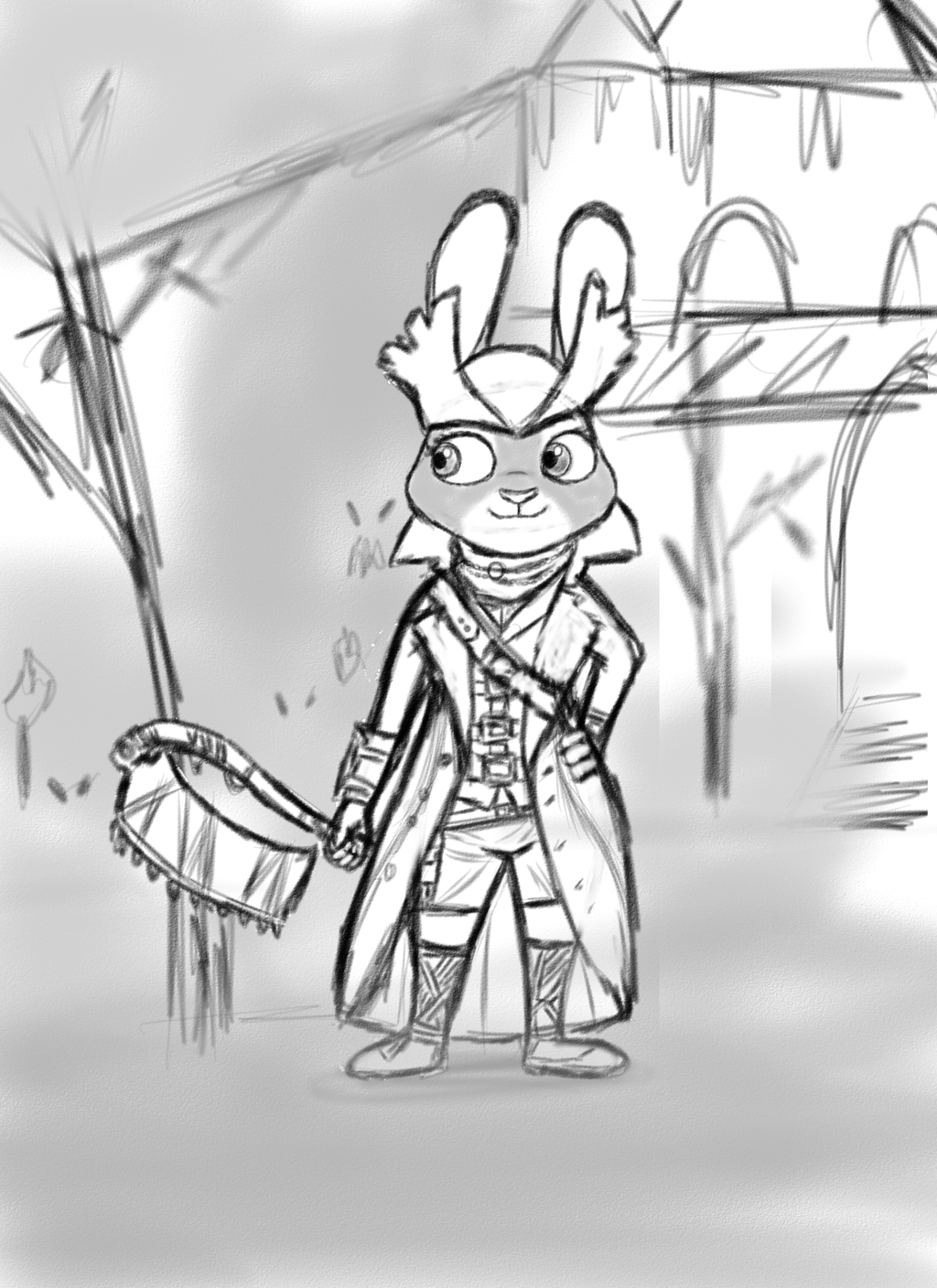 1024x1408 Judy In Bloodborne Sketch By Gokhan16 - Bloodborne Sketch