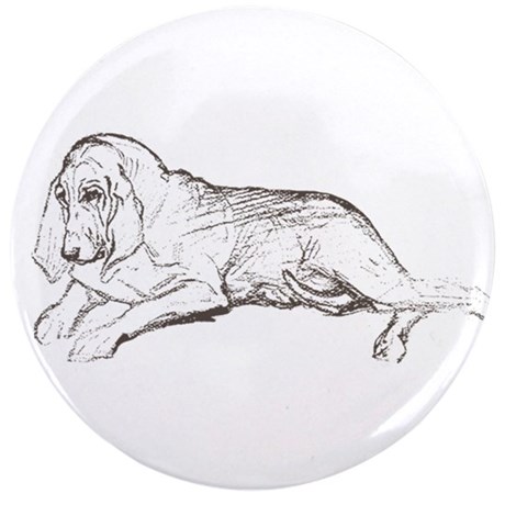 460x460 Bloodhound Sketch 3.5 Button By Razzledazzledog - Bloodhound Sketch