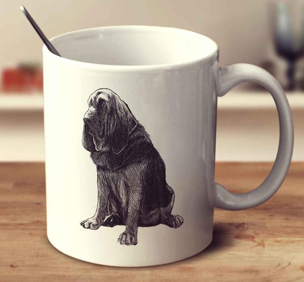 600x556 Bloodhound Sketch Mug - Bloodhound Sketch