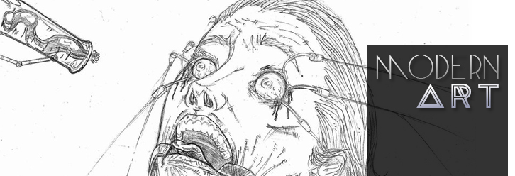 726x248 Modern Art] The Sketches Of A Mad Man! - Bloody Sketch