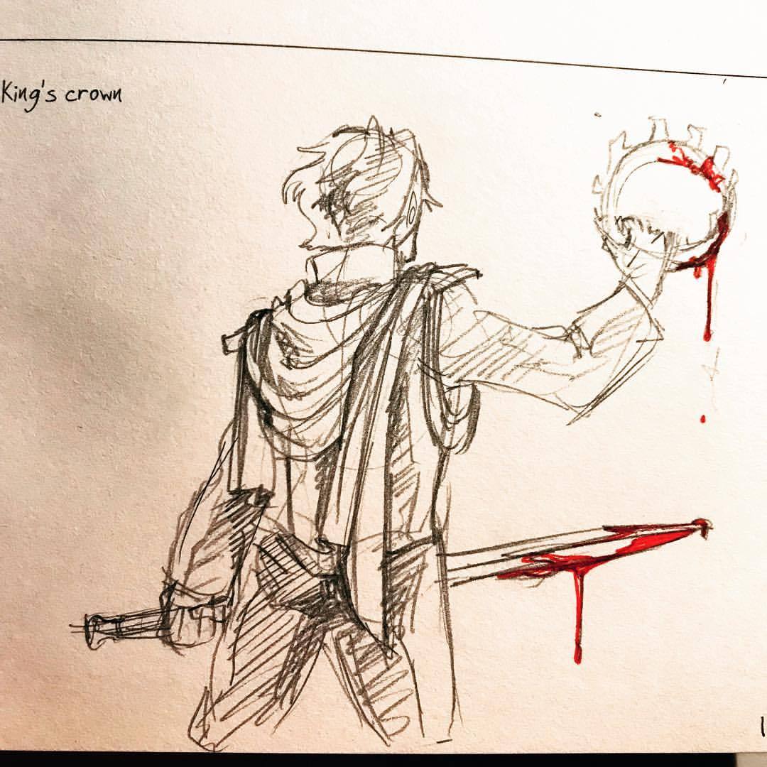 1080x1080 Ramblings Of A Storyteller Day 289 - Bloody Sketch