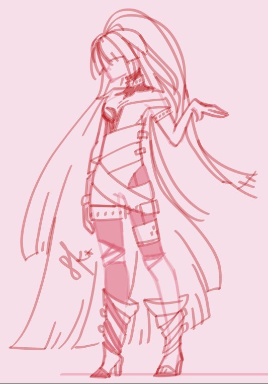 533x763 Bloody Queen Quick Outfit Sketch Elsword Amino - Bloody Sketch