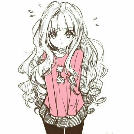 512x512 Fashion Design Flat Sketch - Blouse Flat Sketch