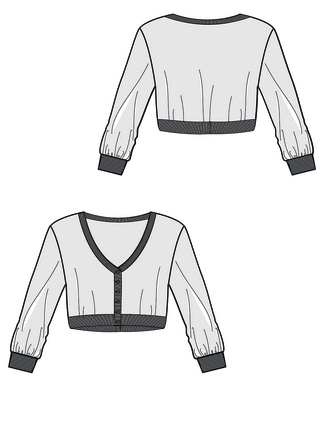 329x426 Flat Sketch Designer Education Jld Studios Blog - Blouse Flat Sketch