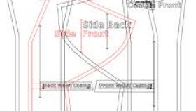 280x158 Blouse Flat Sketch 21th Blouse Wearing - Blouse Flat Sketch