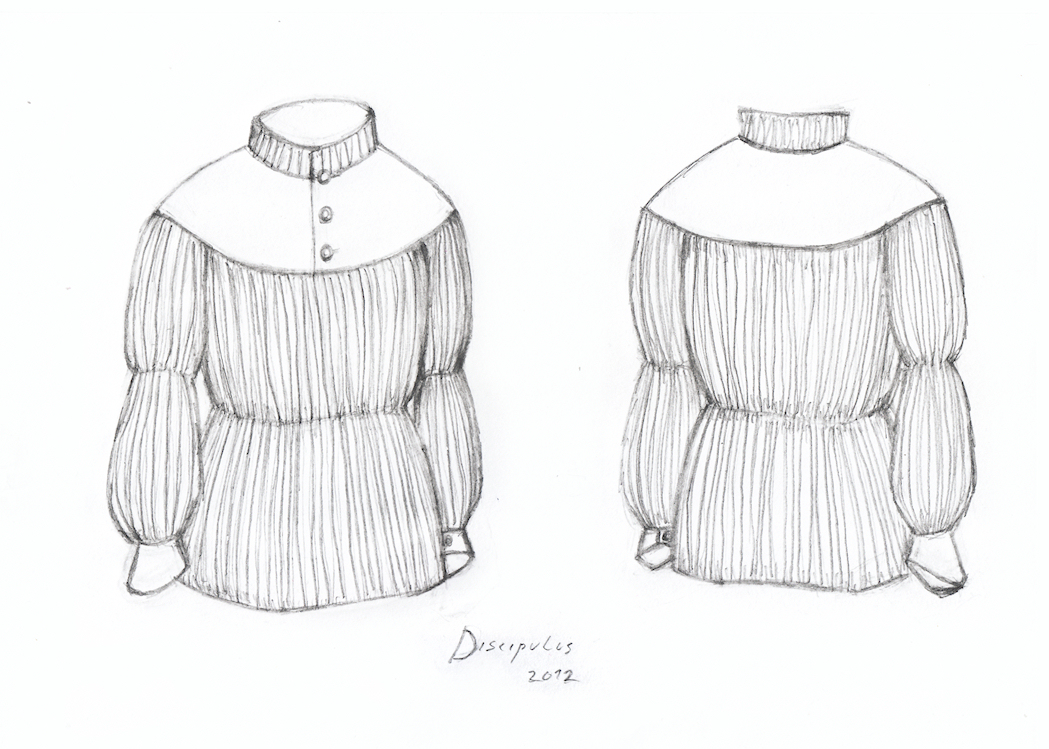 1049x749 Sketches Opus Relinque - Blouse Sketch