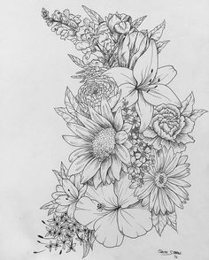 236x294 Resultado De Imagen Para Vintage Blue Flower Drawing Girasol - Blue Flower Sketch