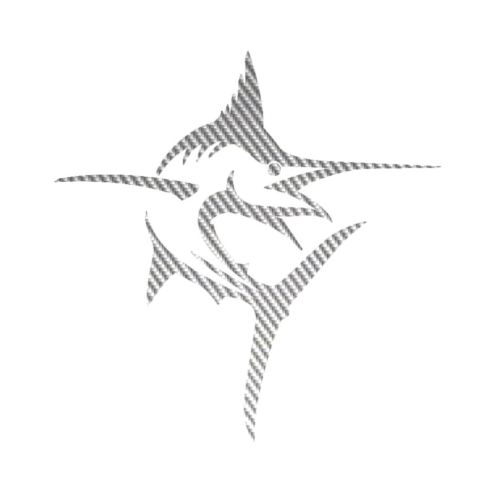 1000x1000 Blue Marlin Decal Vinyl Sticker (Light Colors) Ebay - Blue Marlin Sketch