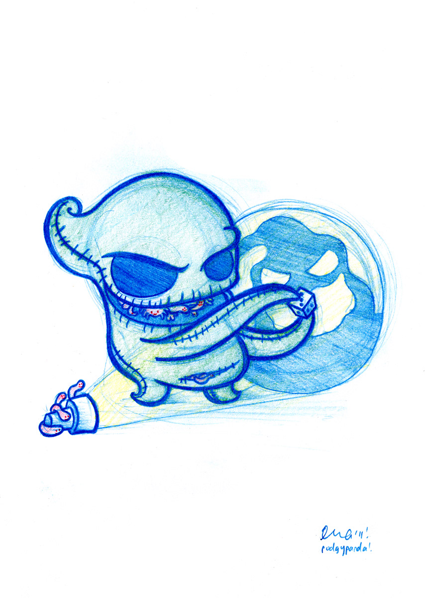 854x1200 Podgypanda - Blue Sketch