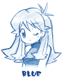 206x270 Blue (Pokemon) Images Green Sketch Wallpaper And Background Photos - Blue Sketch