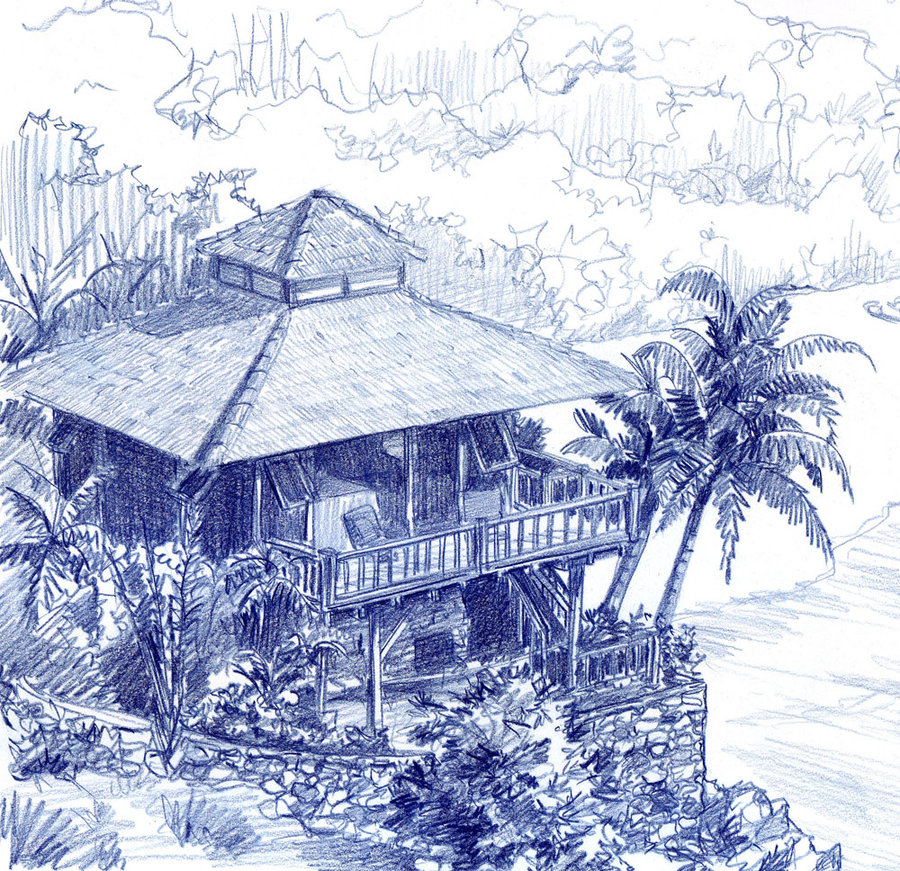 900x871 Blue Sketch By Manu05 - Blue Sketch