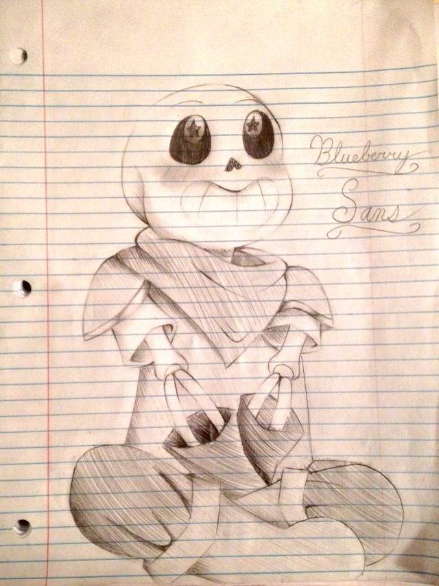 640x853 Blueberry Sans Sketch Undertale Amino - Blueberry Sketch