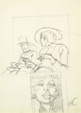 340x470 Blueberry Preparatory Sketch For Album Chihuahua Pearl By Jean - Blueberry Sketch