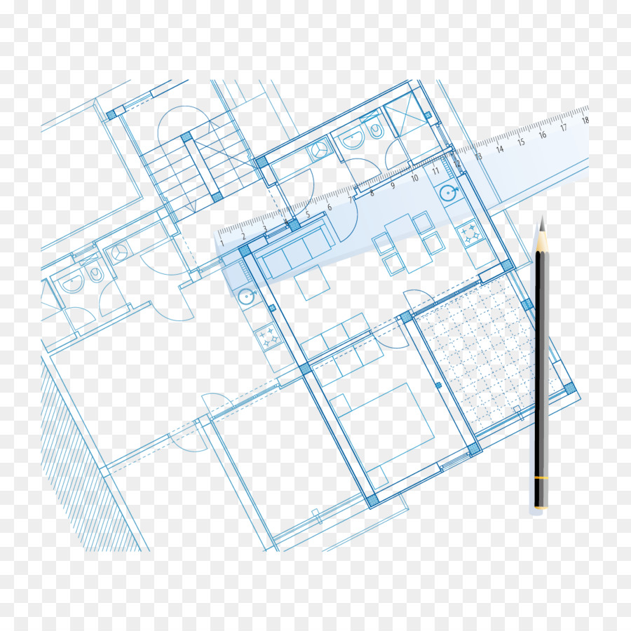 900x900 Blueprint Drawing Architecture Facade - Blueprint Sketch