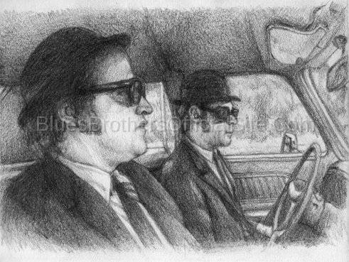 491x369 Photo Gallery - Blues Brothers Sketch