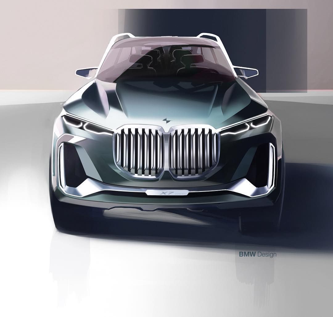 1080x1028 Bmw X7 Iperformance Official Sketch - Bmw Car Sketch